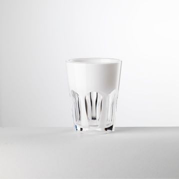 Mario Luca Giusti Double Face 390 ml Beyaz Su Bardağı