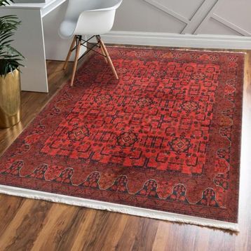 Marka Ev 027 Kırmızı 100x150 cm Klasik Kilim