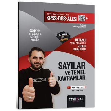 Marka Yayınları KPSS DGS ALES Sayılar ve Temel Kavramlar Detaylı Konu Anlatımlı Ders Notu