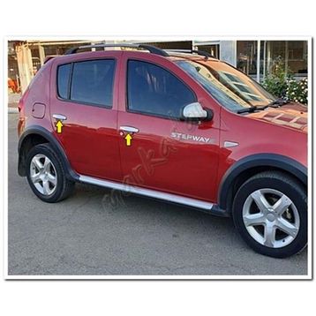 Markadan Dacia Sandero 2008-2012 4 Kapı Paslanmaz Krom Kapı Kolu