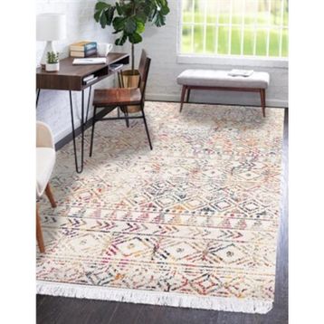 MarkaEv 016 Karışık Renkli İskandinav Kilim