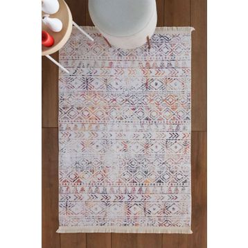 MarkaEv 016 Karışık Renkli İskandinav Kilim