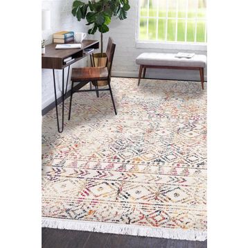 MarkaEv 016 Karışık Renkli İskandinav Kilim