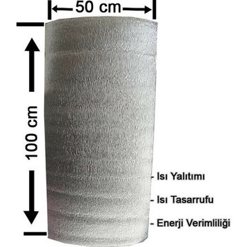 Markaflex 4 Metre Kalorifer Peteği Arkası Isı Yalıtım Izolasyon Levhası Radyatör Arkalığı Yalıtım Malzemesi