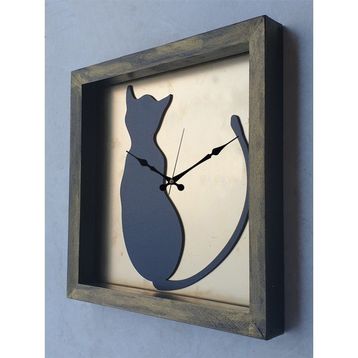 Markakanvas Ahşap 1 50x50 cm Duvar Saati