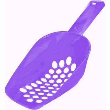 Markapet 16549-MR Ağır Plastik Elekli 30 cm Mor Kedi Tuvalet Kum Küreği