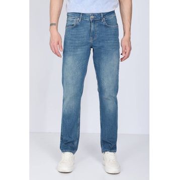 Markapia Erkek Açık Mavi Düz Kesim Jean Pantolon