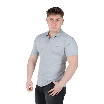 Markapia Erkek Gri Polo Yaka T-shirt