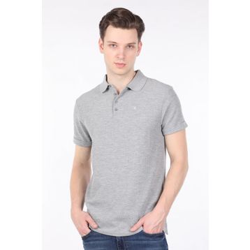Markapia Erkek Gri Polo Yaka T-shirt