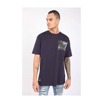 Markapia Erkek Lacivert Bisiklet Yaka T-shirt
