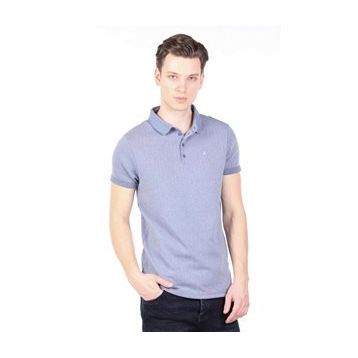 Markapia Erkek Mavi Polo Yaka T-shirt