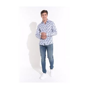 Markapia Erkek Mavi Skinny Fit Jean Pantolon