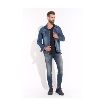 Markapia Erkek Mavi Skinny Fit Jean Pantolon
