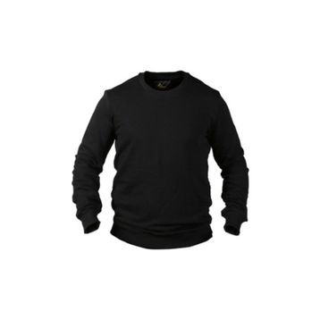 Markapia Siyah Erkek Bisiklet Yaka Sweatshirt