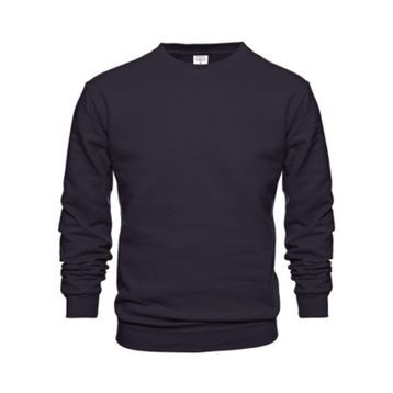 Markapia Siyah Erkek Bisiklet Yaka Sweatshirt