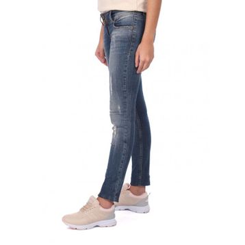Markapia Yırtık Detaylı Jean Kadın Pantolon
