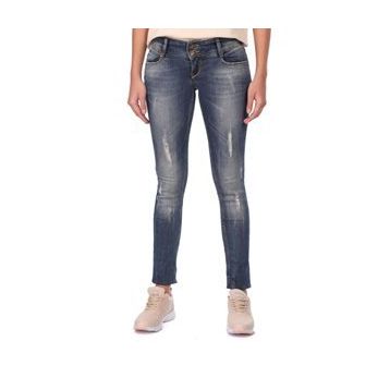Markapia Yırtık Detaylı Jean Kadın Pantolon