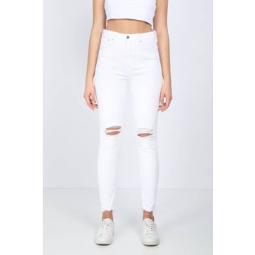 Markapia Yırtık Detaylı Jean Kadın Pantolon