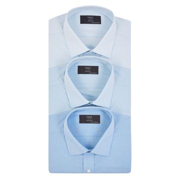 Marks & Spencer 3'lü Regular Fit Erkek Gömlek Seti