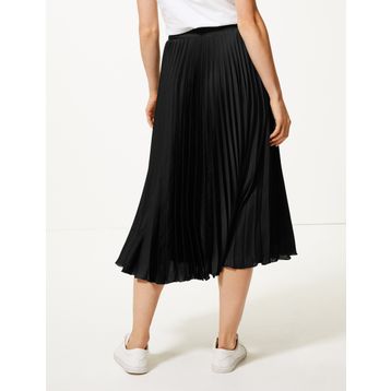 Marks & Spencer Bayan Pileli Midi Etek