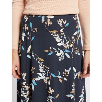 Marks & Spencer Çiçek Desenli Midi Bayan Etek