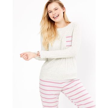 Marks & Spencer Çizgili Bayan Pijama Takımı
