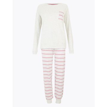 Marks & Spencer Çizgili Bayan Pijama Takımı
