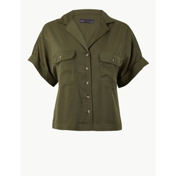 Marks & Spencer Düğme Detaylı Erkek Gömlek