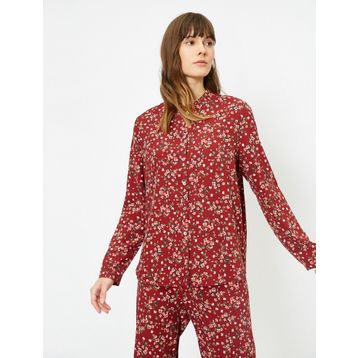Marks & Spencer Pembe Desenli Bayan Pijama Üstü
