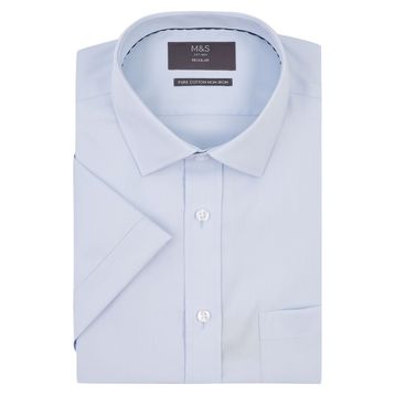 Marks & Spencer Saf Pamuklu Regular Fit Erkek Gömlek