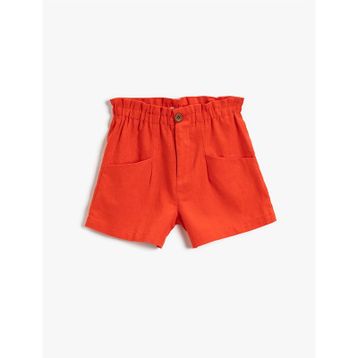 Marks & Spencer Siyah Erkek Keten Şort