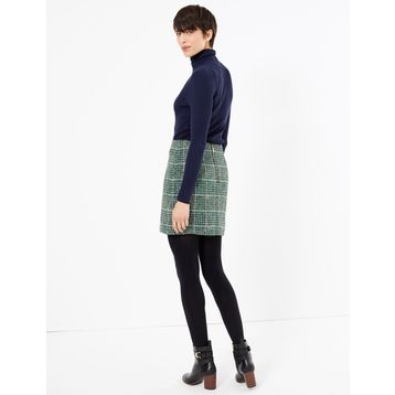 Marks & Spencer Tüvit A Kesim Bayan Mini Etek