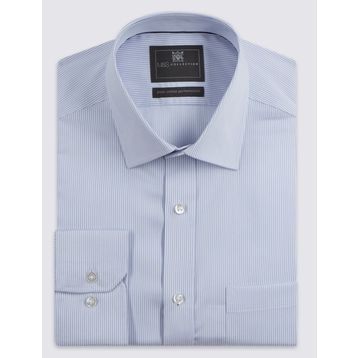 Marks & Spencer Uzun Kollu Çizgili Bayan Gömlek