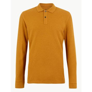 Marks & Spencer Uzun Kollu Polo Yaka Erkek T-shırt