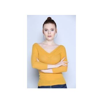 Marks & Spencer V Yaka Kadın Bluz
