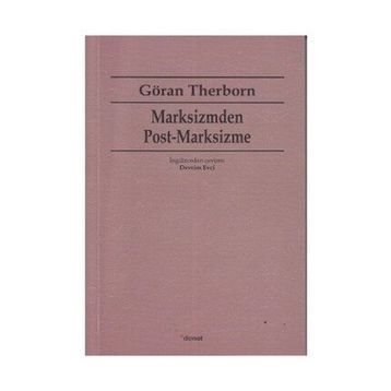 MARKSIZMDEN POST-MARKSIZME - GÖRAN THERBORN
