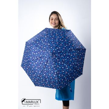 Marlux M21MAR710R003 Lacivert Puantiyeli Tam Otomatik Kadın Şemsiye
