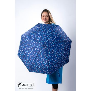 Marlux M21MAR710R003 Lacivert Puantiyeli Tam Otomatik Kadın Şemsiye