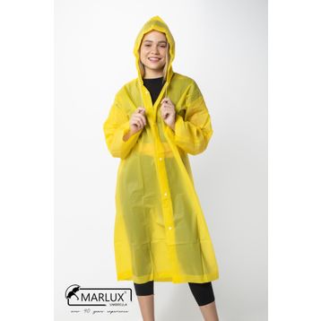 Marlux M21MRC881R01 Sarı Kapüşonlu Çıtçıtlı Eva Yağmurluk