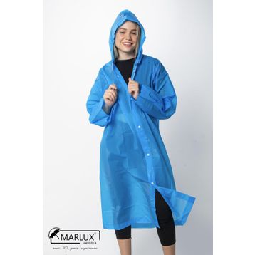 Marlux M21MRC881R08 Mavi Kapüşonlu Çıtçıtlı Eva Yağmurluk