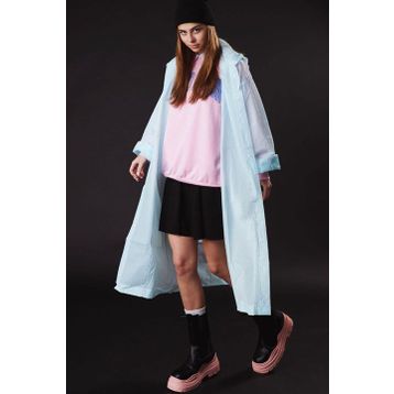 Marlux M21MRC881R10 Mavi Kapüşonlu Çıtçıtlı Eva Bebe Yağmurluk