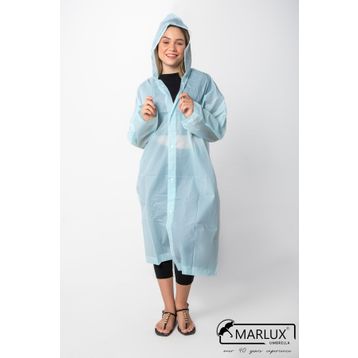 Marlux M21MRC881R10 Mavi Kapüşonlu Çıtçıtlı Eva Bebe Yağmurluk