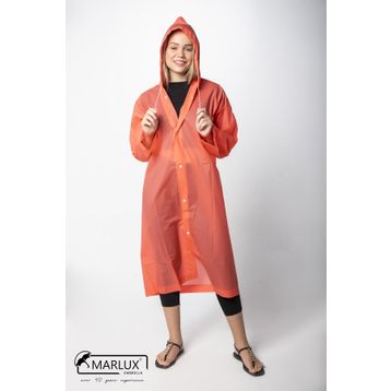 Marlux M21MRC881R14 Turuncu Kapüşonlu Çıtçıtlı Eva Yağmurluk