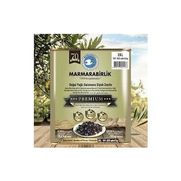 Marmara Birlik 10 kg 2Xl 181-200 Kb Premium Dogal Siyah Zeytin