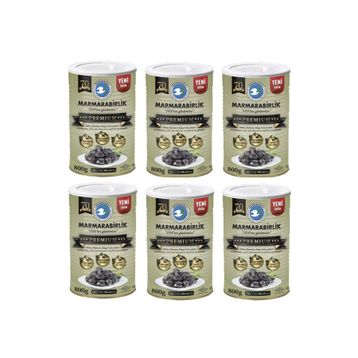 Marmara Birlik 800 gr Premium 2XL Doğal Salamura Siyah Zeytin