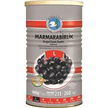 Marmara Birlik 800 gr Salamura L Siyah Zeytin