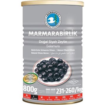 Marmara Birlik 800 gr Salamura L Siyah Zeytin