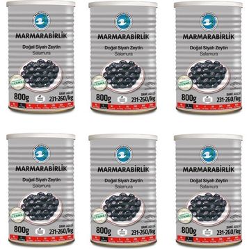 Marmara Birlik 800 gr Salamura L Siyah Zeytin