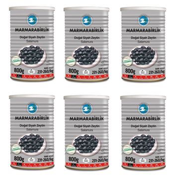 Marmara Birlik 800 gr Salamura L Siyah Zeytin