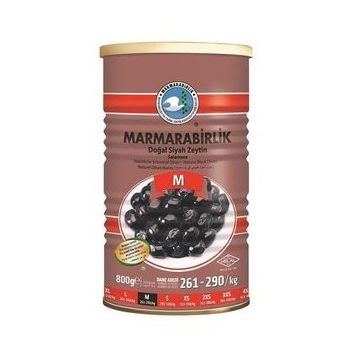 Marmara Birlik Süper Teneke (M) 800 Gr Siyah Zeytin